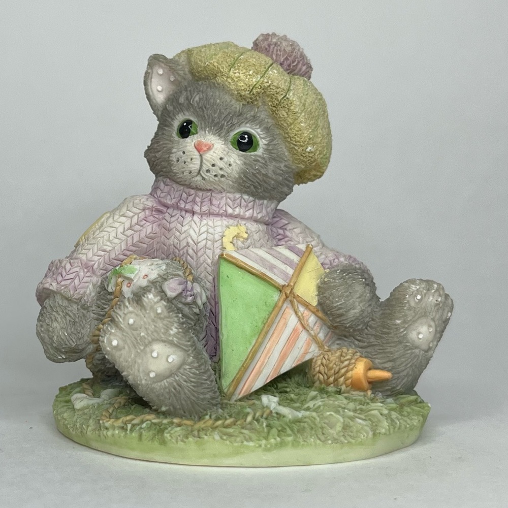 “Kite Tails” Calico Kittens Priscilla Hillman